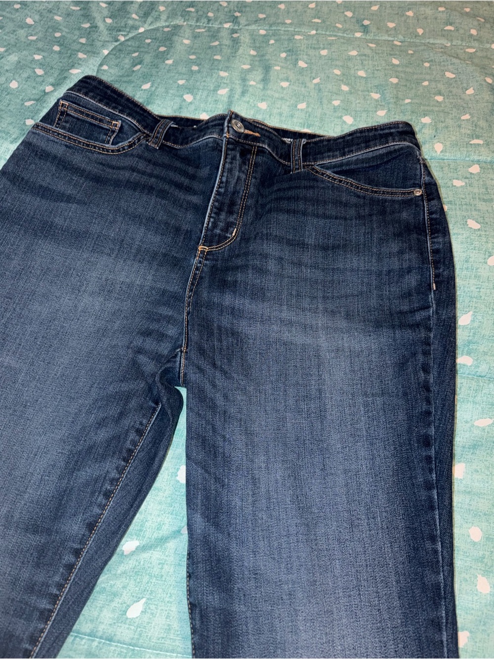 Size 14S St. John's Bay Women's Skinny Jeans in Dark Wash. MUST BE BUNDLED